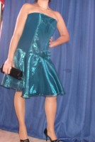 vestido color calipso talla M